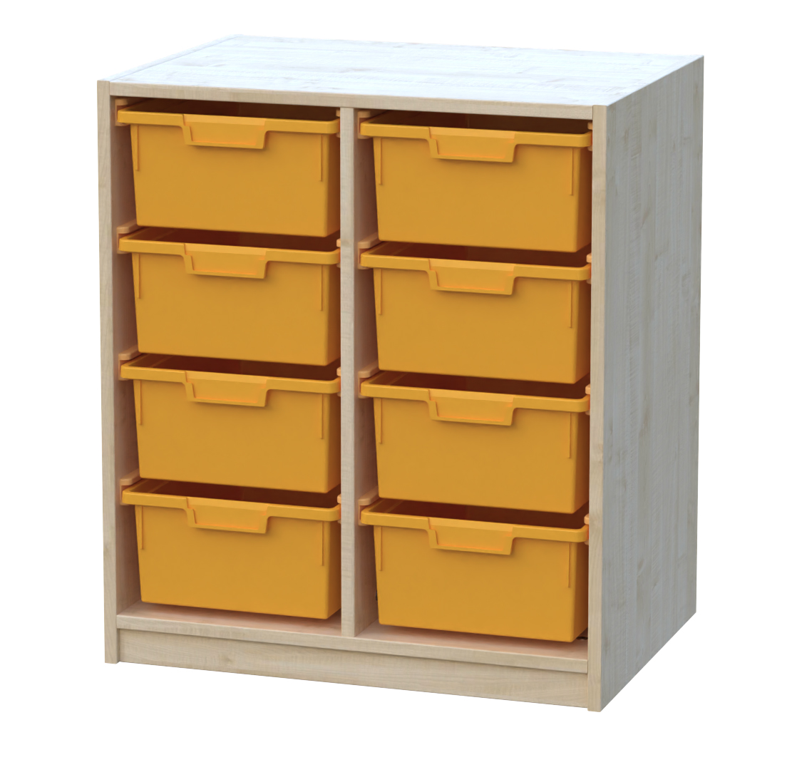 Materialcontainer 2-reihig