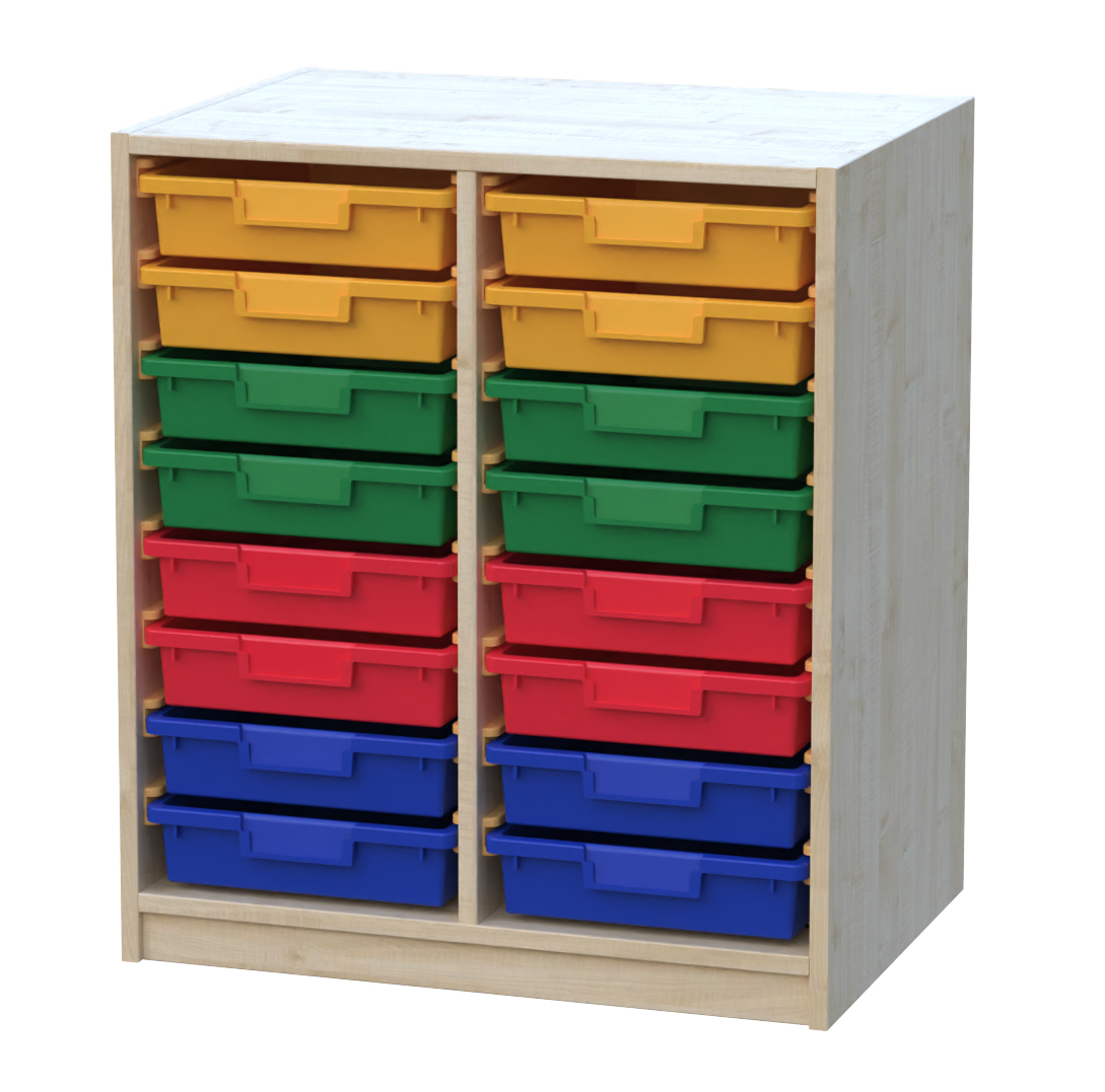 Materialcontainer 2-reihig